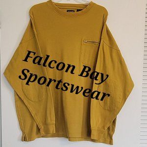 Street Gear by Falcon Bay men's gold long sleeve sweatshirt. Sz: XXL